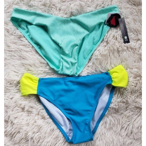 Lot of Bikini Bottoms Women's Large Mix Match Swimwear NOBO - Picture 2 of 4